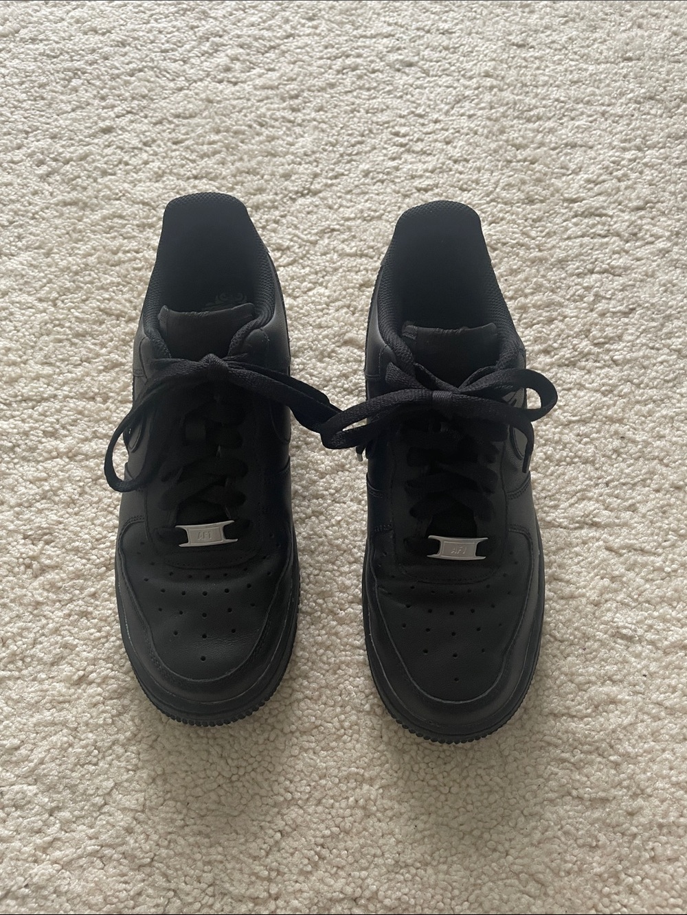 Nike Black Air Force 1 Sneakers